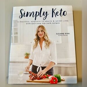 Simply Keto Cookbook - Like New!